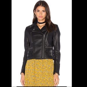 Free people vegan leather jacket. NWOT